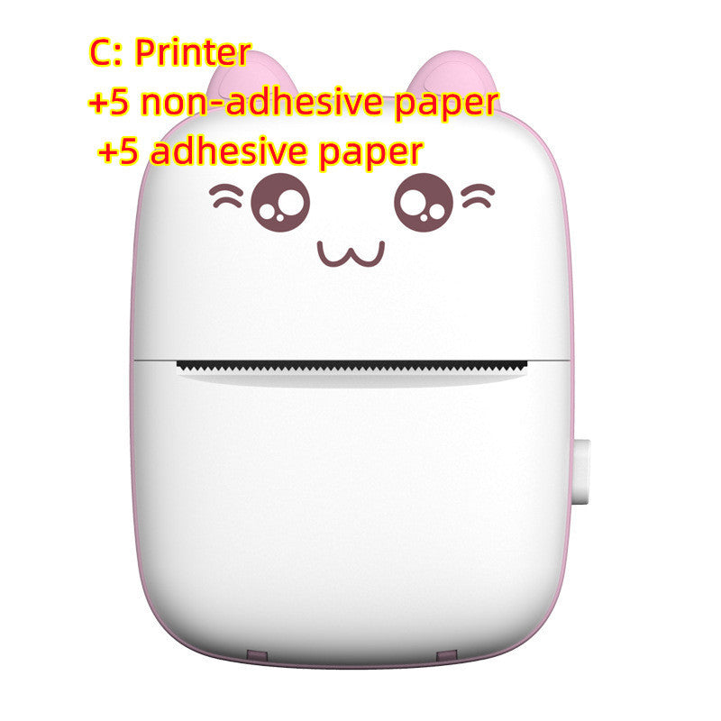 Portable Mini Thermal Label Printer – Wireless Bluetooth Sticker & Barcode Maker