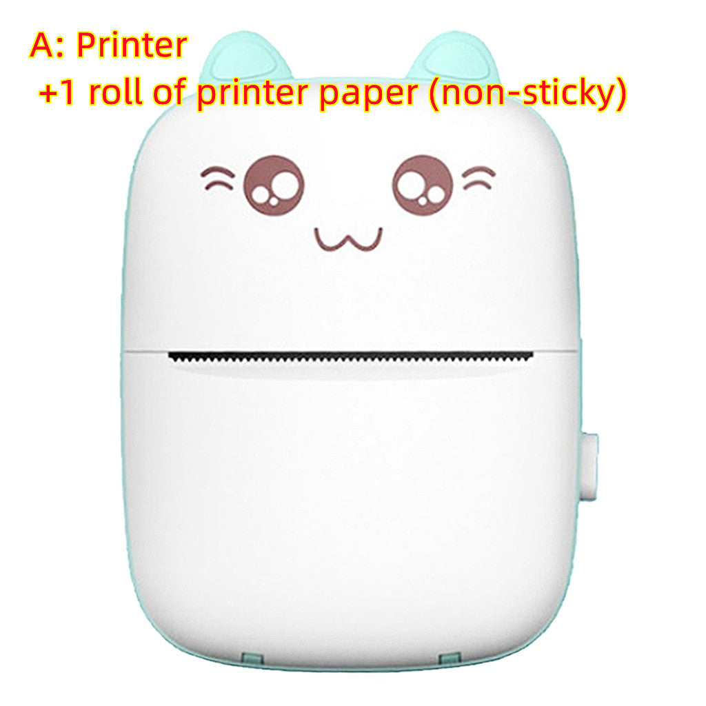 Portable Mini Thermal Label Printer – Wireless Bluetooth Sticker & Barcode Maker