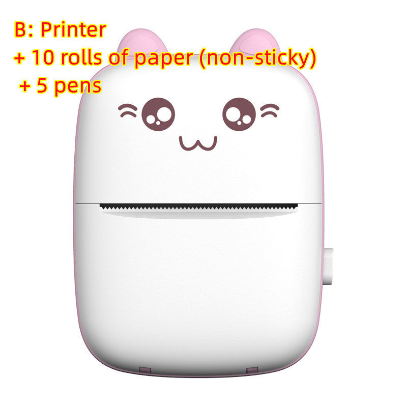 Portable Mini Thermal Label Printer – Wireless Bluetooth Sticker & Barcode Maker