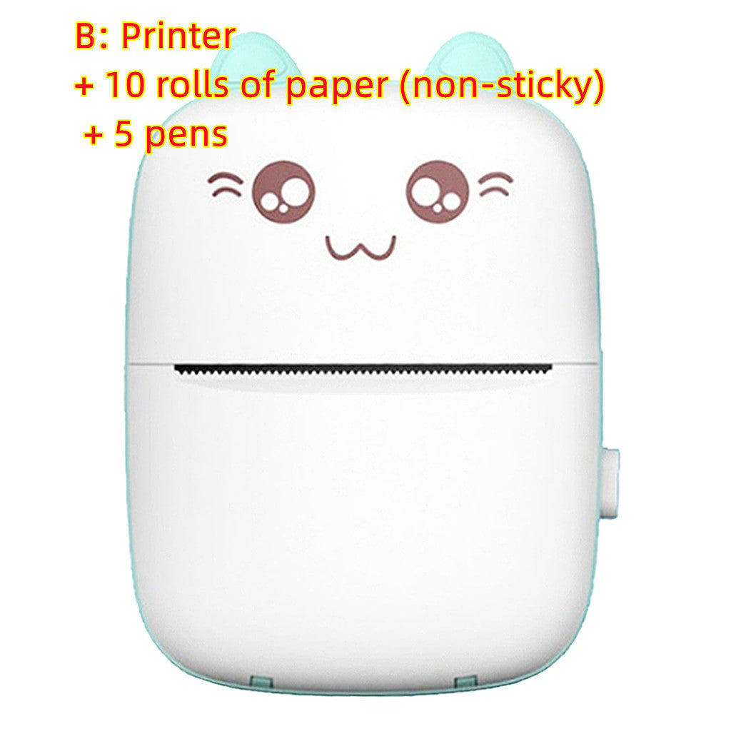 Portable Mini Thermal Label Printer – Wireless Bluetooth Sticker & Barcode Maker