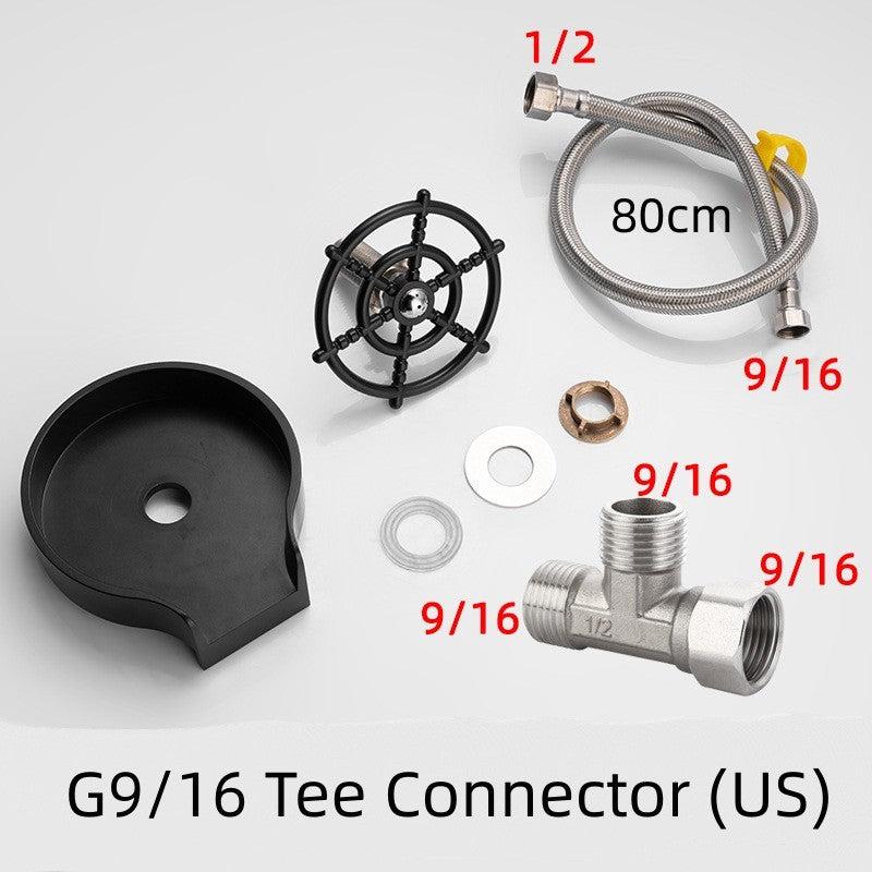 High Pressure Cup Washer Sink Attachment – Automatic Faucet for Kitchen & Coffee Bar