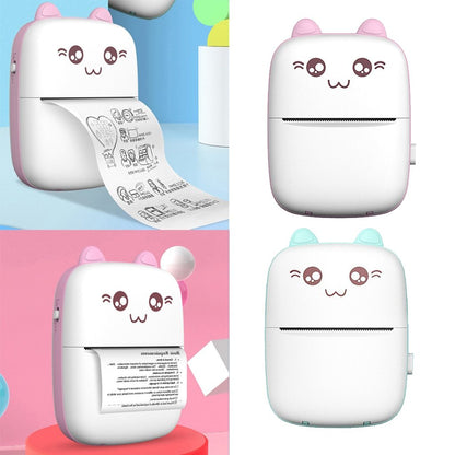 Portable Mini Thermal Label Printer – Wireless Bluetooth Sticker & Barcode Maker