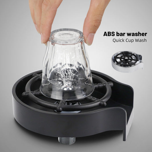 High Pressure Cup Washer Sink Attachment – Automatic Faucet for Kitchen & Coffee Bar