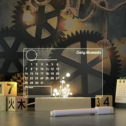 LED Message Board Night Light – Creative USB Writing Lamp with Pen for Kids & Gifts