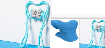6-Wheel Manual Neck Massager Roller – Pain Relief, Relaxation & Full Body Massage Tool
