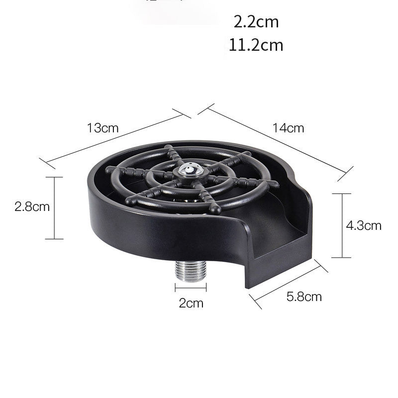 High Pressure Cup Washer Sink Attachment – Automatic Faucet for Kitchen & Coffee Bar