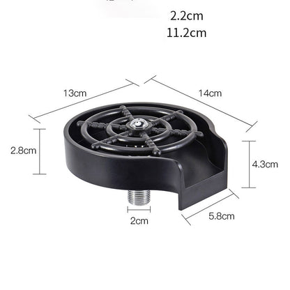 High Pressure Cup Washer Sink Attachment – Automatic Faucet for Kitchen & Coffee Bar