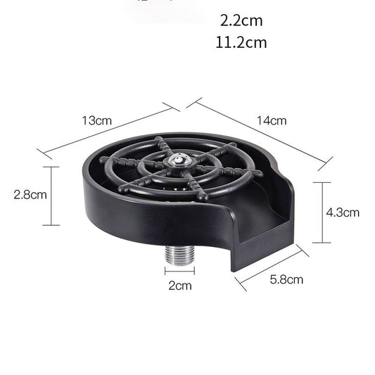 High Pressure Cup Washer Sink Attachment – Automatic Faucet for Kitchen & Coffee Bar