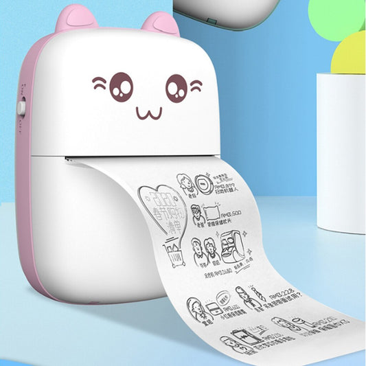 Portable Mini Thermal Label Printer – Wireless Bluetooth Sticker & Barcode Maker
