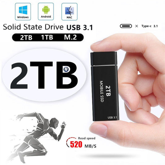 High-Speed Portable SSD – External Solid State Drive for Mobile & PC