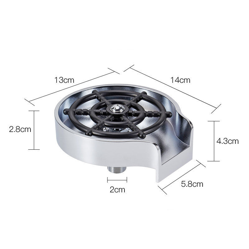 High Pressure Cup Washer Sink Attachment – Automatic Faucet for Kitchen & Coffee Bar