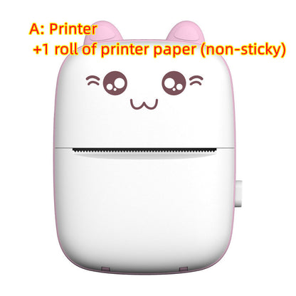 Portable Mini Thermal Label Printer – Wireless Bluetooth Sticker & Barcode Maker