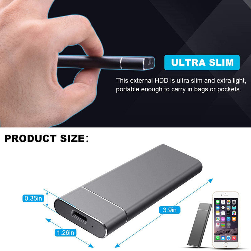 High-Speed Portable SSD – External Solid State Drive for Mobile & PC