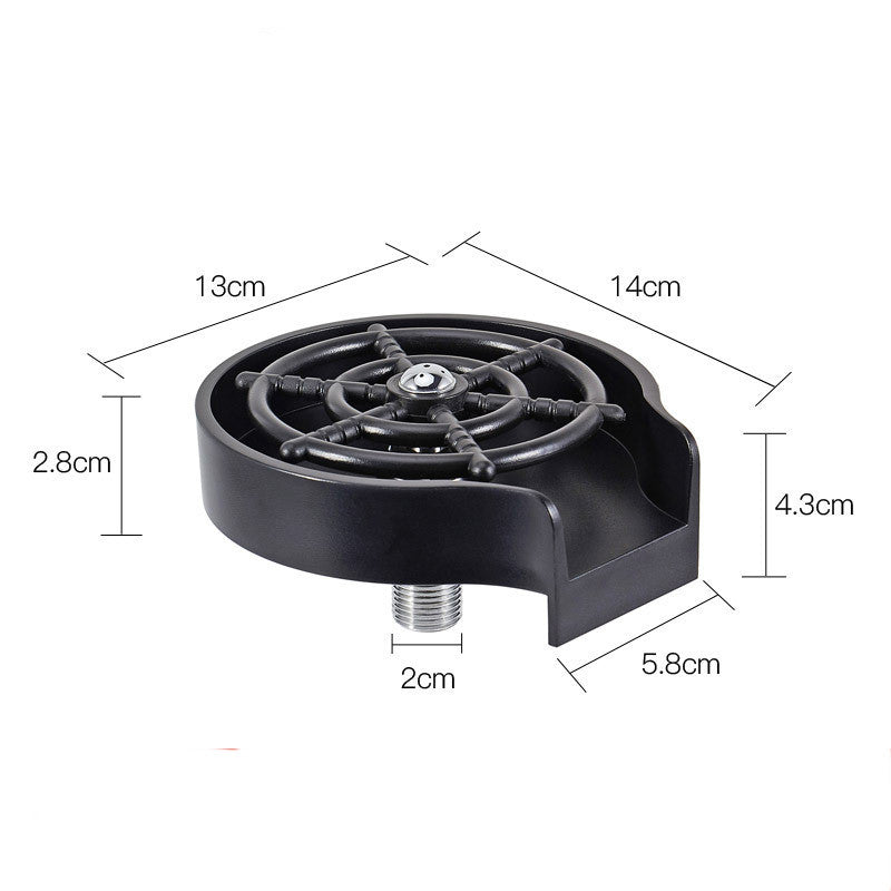 High Pressure Cup Washer Sink Attachment – Automatic Faucet for Kitchen & Coffee Bar
