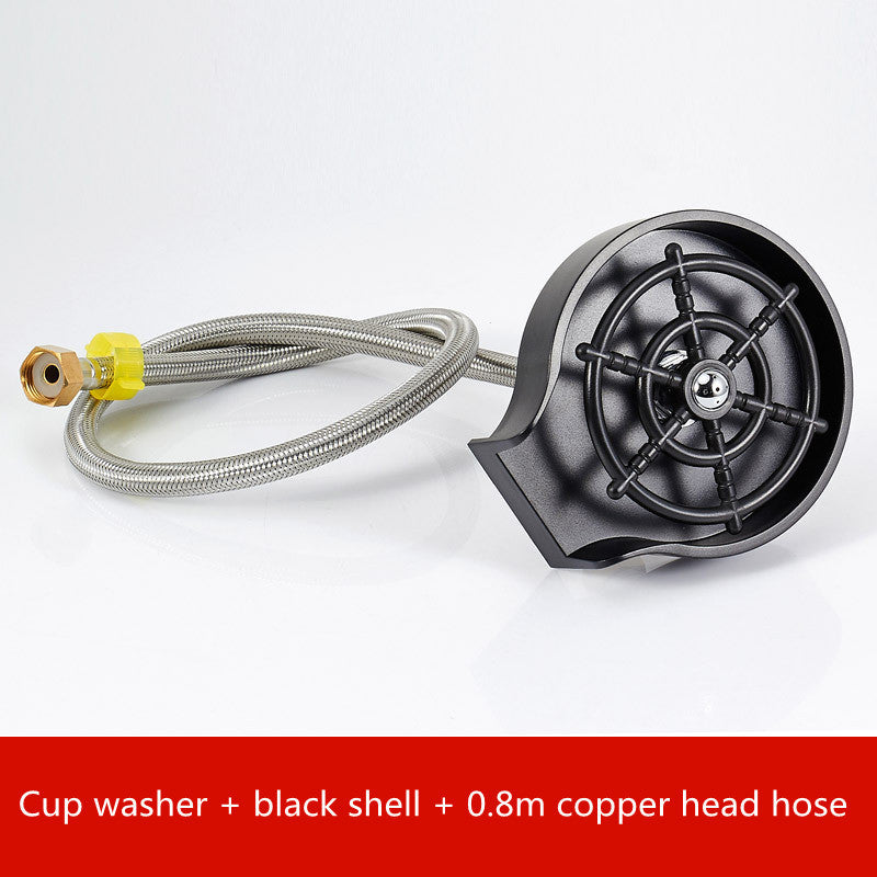 High Pressure Cup Washer Sink Attachment – Automatic Faucet for Kitchen & Coffee Bar