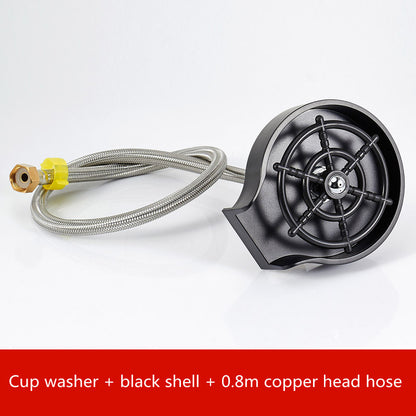 High Pressure Cup Washer Sink Attachment – Automatic Faucet for Kitchen & Coffee Bar