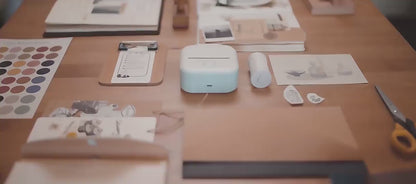 Portable Mini Thermal Label Printer – Wireless Bluetooth Sticker & Barcode Maker
